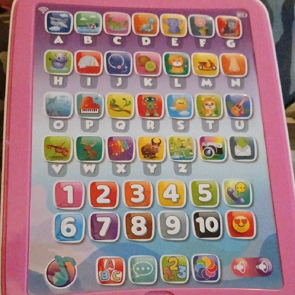 Interactive Pink Learning Tablet for Girls